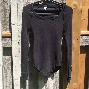 Free People Tops - We the free Free People grey thermal XS Free People Tops - We the free Free People grey thermal XS